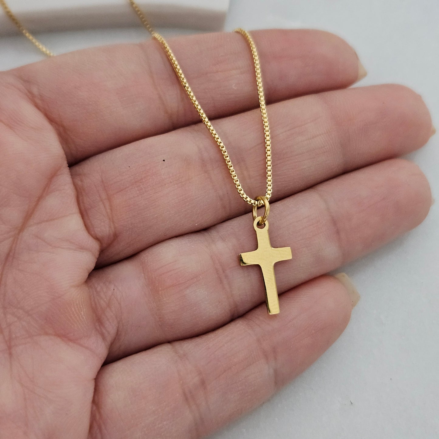 Baptism Baby Necklace, Gifts For boys, Gifts For Girls, first communion necklace, 18k Gold Filled