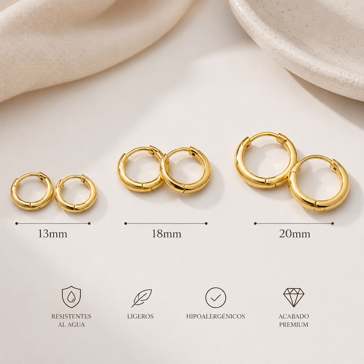 Simple Thick Huggie Hoop Small Hoop Tiny Hoop Earrings Gold Thick Huggie Hoop Earrings