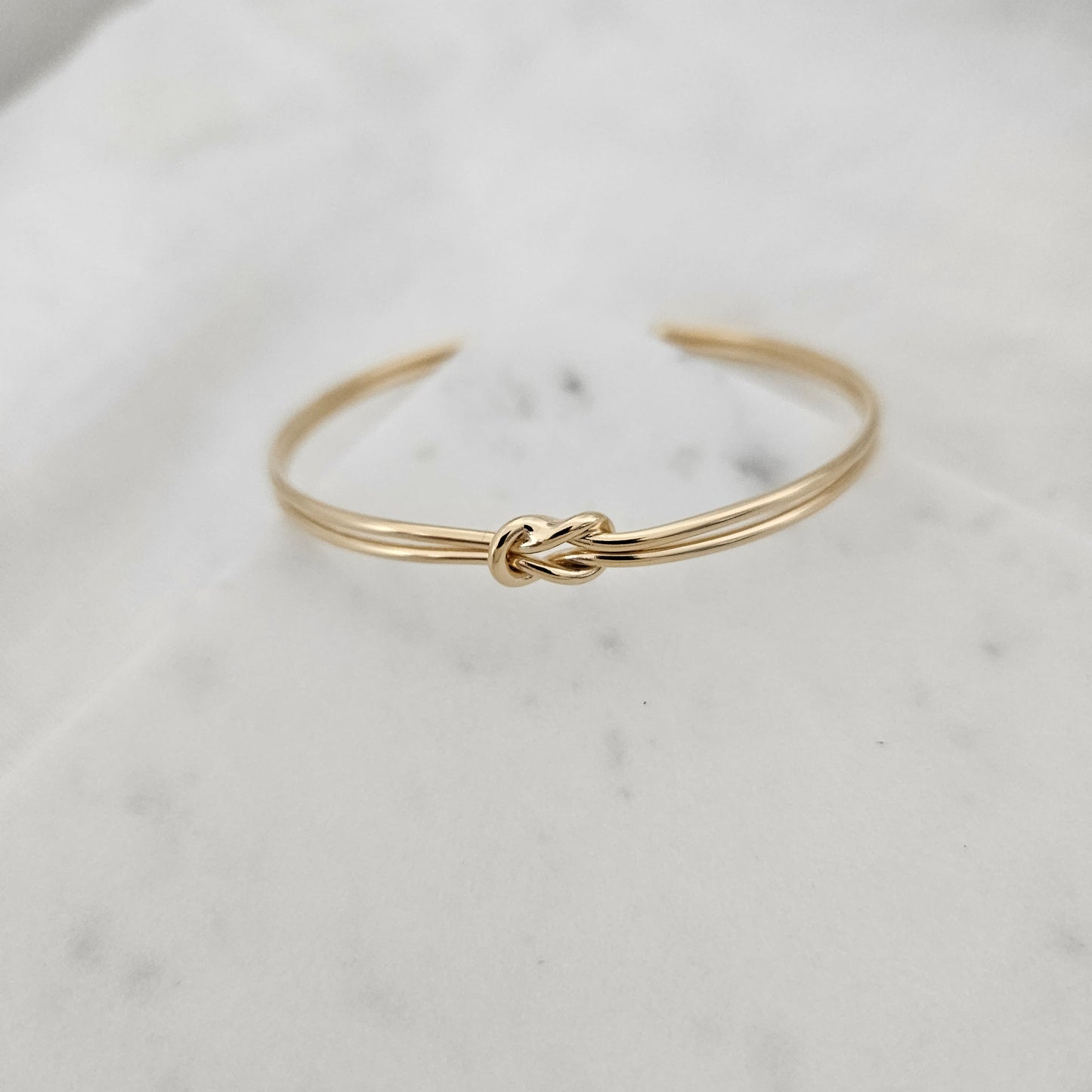 Pretzel Gold Bangle bridesmaid bracelet oval bangle