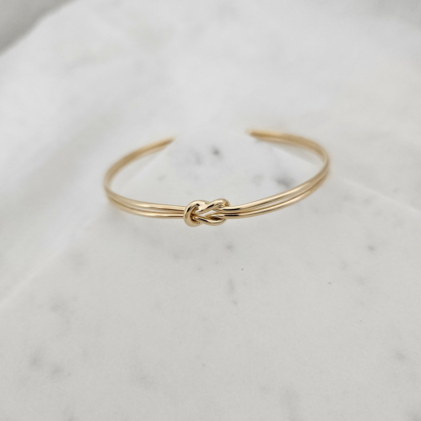 Pretzel Gold Bangle bridesmaid bracelet oval bangle