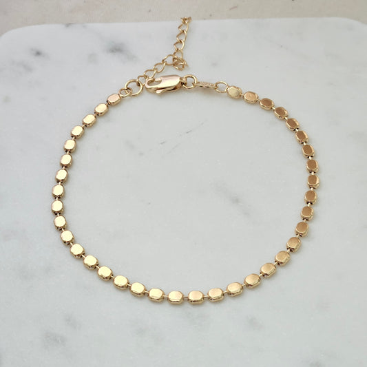 Dainty Dot Bracelet, Gold  Beaded Bracelet, jewelry gift for women Christmas Gift