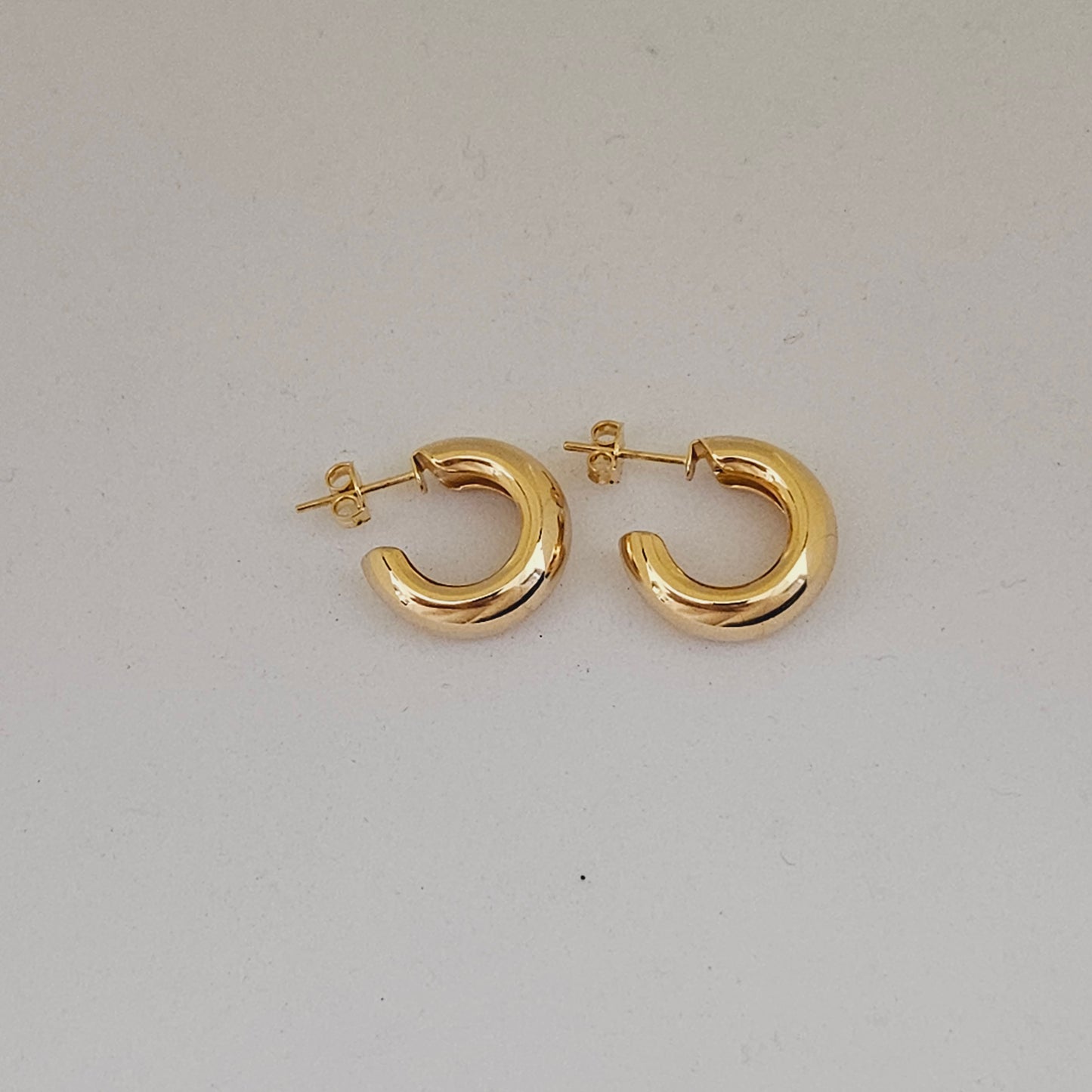 Open Small Hoop Gold and Silver Hoop Earrings Thick Gold Hoops Hoop Earrings for Women